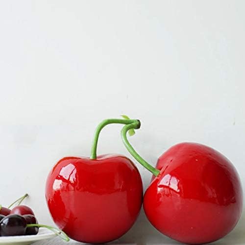 XINFU Big Double Cherry Play Food Decoration