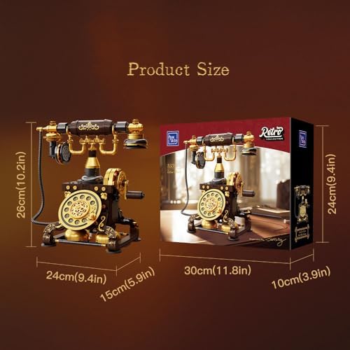 PANTASY Retro Phone Building Blocks Set for Adults