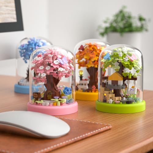 Sacblirr Tree House Building Blocks Set with Dust Cover