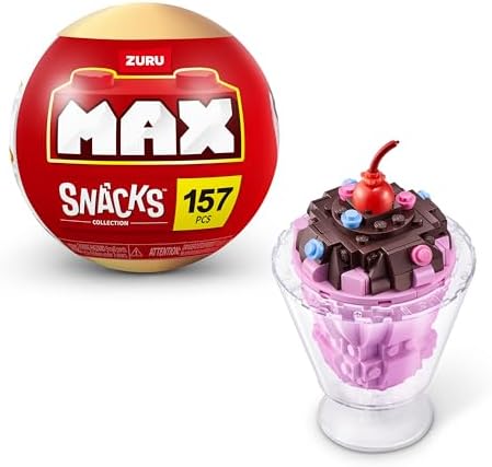 MAX Premium Snacks Building Bricks Set Ice Cream by ZURU