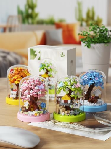 Sacblirr Tree House Building Blocks Set with Dust Cover