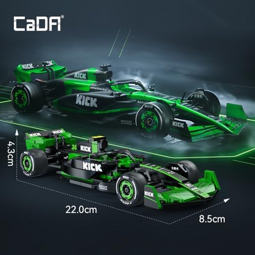 CaDA C55032W Kick Sauber F1 Team C44 Racing Building Set 124 Scale