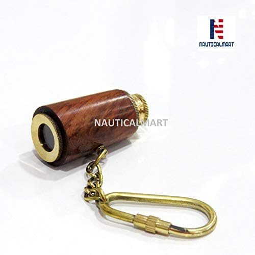 Brass Telescope Key Chain 3 Inches