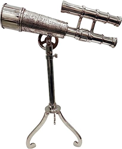 Antiqueex Unique Nautical Telescope with Brass Tripod