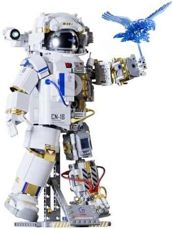 PinkBee 1449 Piece Astronaut Building Blocks Set