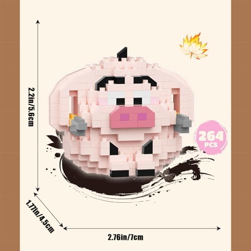 Vilbocr Nezha Ao Bing Mini Blocks Toy 264pcs