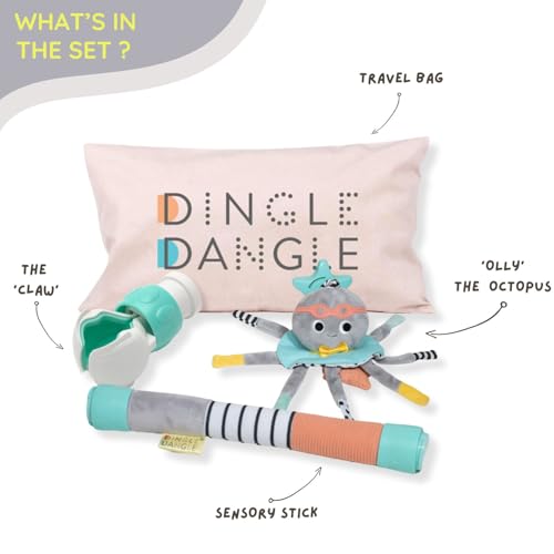 Dingle Dangle Travel Mobile - Lightweight Portable Baby Mobile