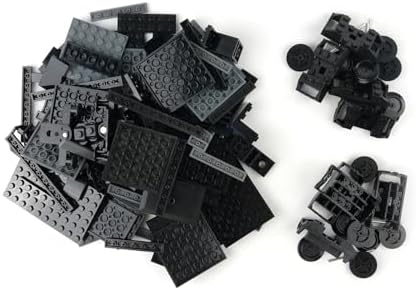 MOC City Creative Building Set with Train Wheels and Low-Loader Truck