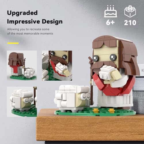 Mocellence Jesus Building Set for Kids and Collectors