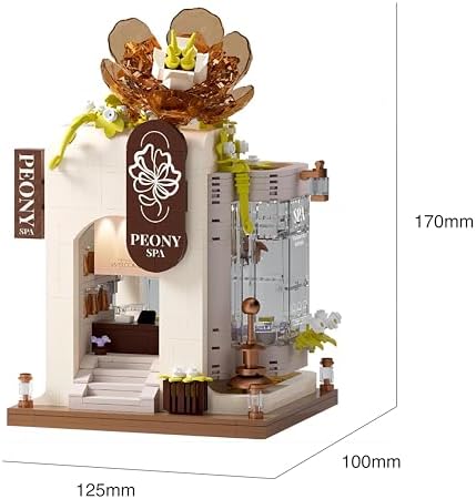 Modern Supply Store Building Kit 810 Pieces with Scene Music