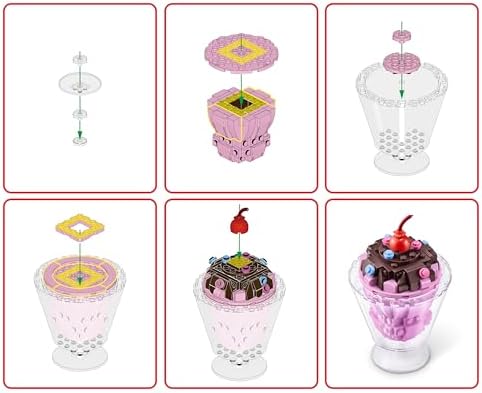 MAX Premium Snacks Building Bricks Set Ice Cream by ZURU