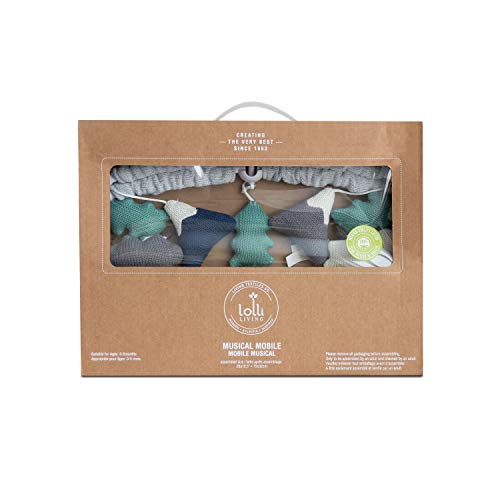 Living Textiles Baby Musical Mobile - Peaks