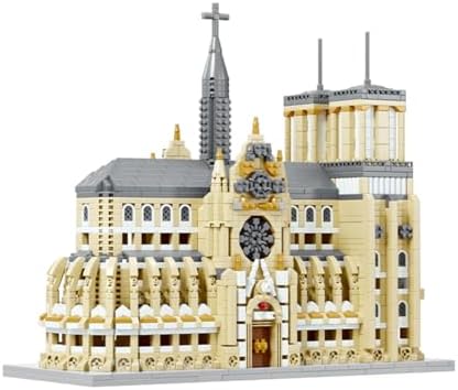 Micro Mini Notre Dame Cathedral Building Block Set 2908 Pieces