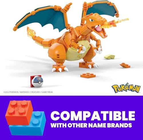 Mega Brands Pokmon Charizard Building Set with 222 Pieces
