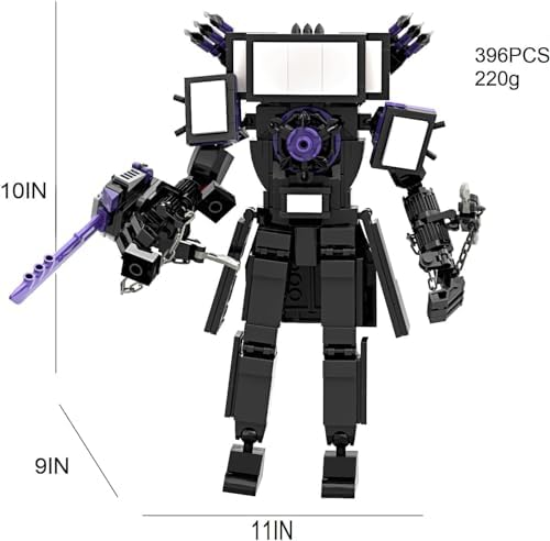 Bentex Toilet Upgraded Titan TV Man Building Block Set 396pcs