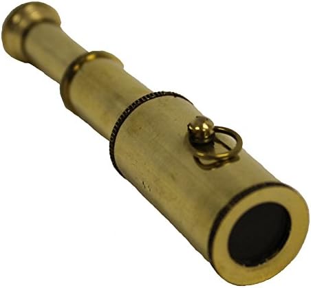 3 Inch Handheld Brass Telescope Nautical Decor Toy
