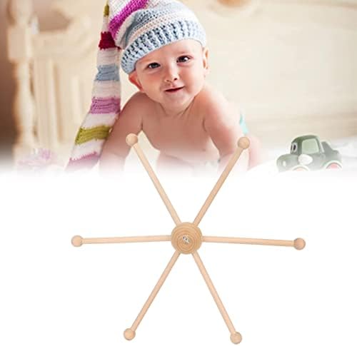 Pssopp Baby Crib Mobile Hanger with Wind Chime Design