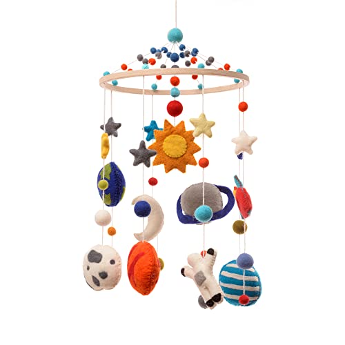 Glaciart One Space Nursery Mobile - 10x24 Inch