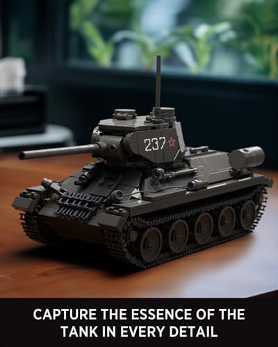 Nifeliz T34 85 Tank Building Set for Adults