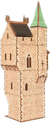 The Great Tower P Medieval Castle DIY Wooden Building Kit