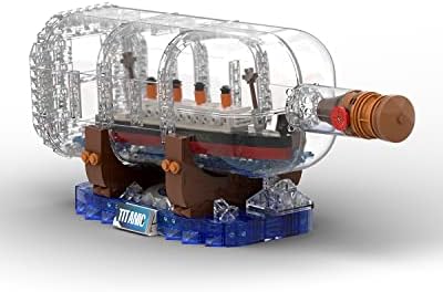 dOvOb Titanic Ship in a Bottle Building Blocks Set 878 PCS