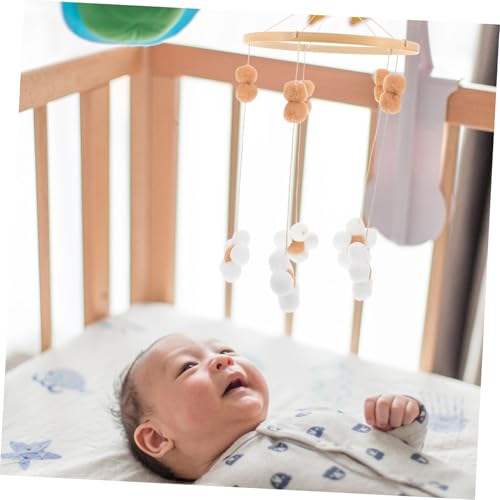 Yardwe Flower Crib Mobile Boho Decor for Nursery