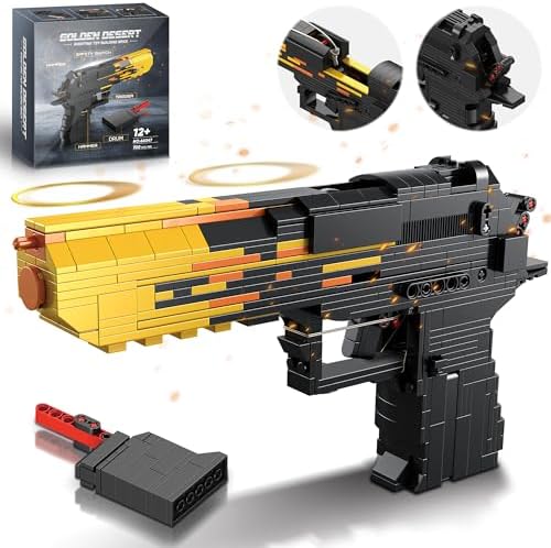 Fluorspar Blaster Building Block Gun for Adults and Kids 14
