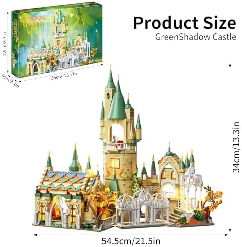 Magic Medieval Castle Building Block Set - 1555PCS