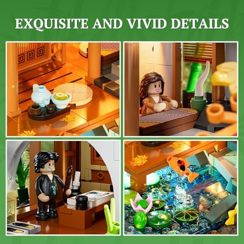 Lumibricks Bamboo House Lighting Set 2432 Pcs