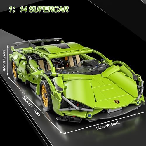 Chodia 114 Supercar Building Kit for Adults and Kids 8