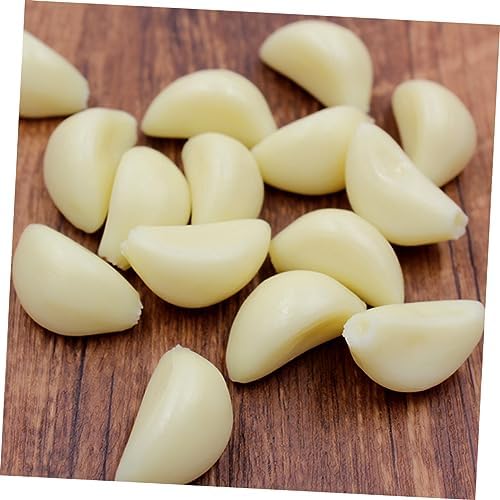 Happyyami 10pcs Artificial Garlic Cloves for Display and Photography