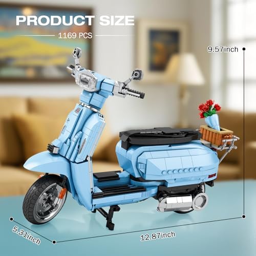 Reobrix V200 Motorcycle Building Set for Kids and Adults