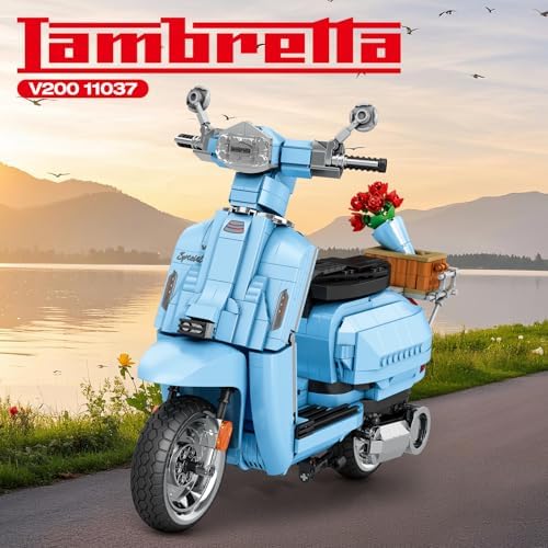 Reobrix V200 Motorcycle Building Set for Kids and Adults