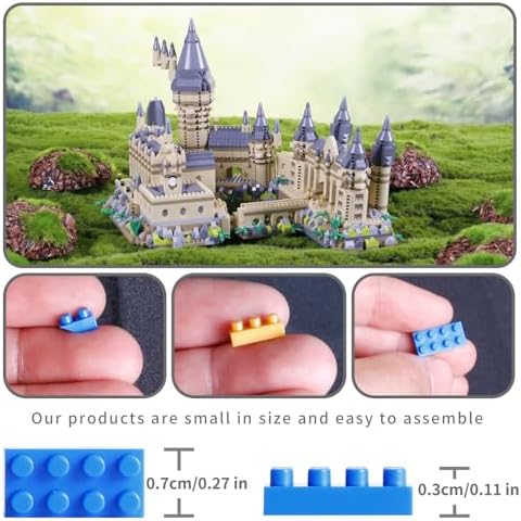3000 PCS Micro Mini Blocks Magic Castle Building Kit