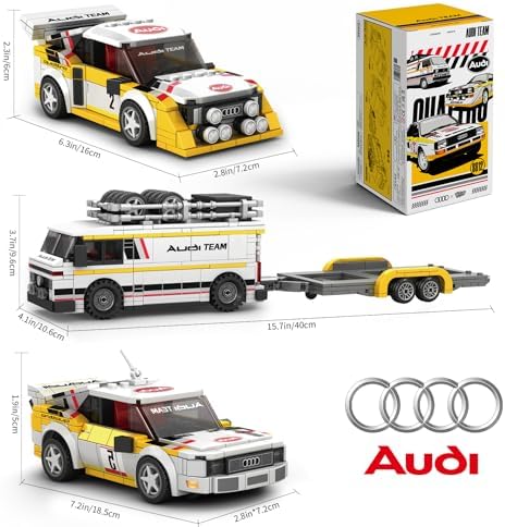 Audi S1 Quattro Rally Team Building Set 132 Scale