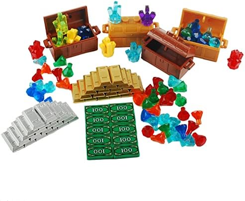 Treasure Building Blocks Set DIY Gold Bar Jewelry Kit