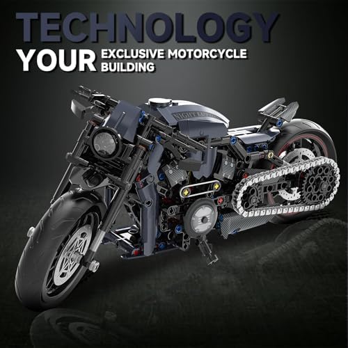 18 Scale Motorcycle Building Blocks Toy Kit 623PCS