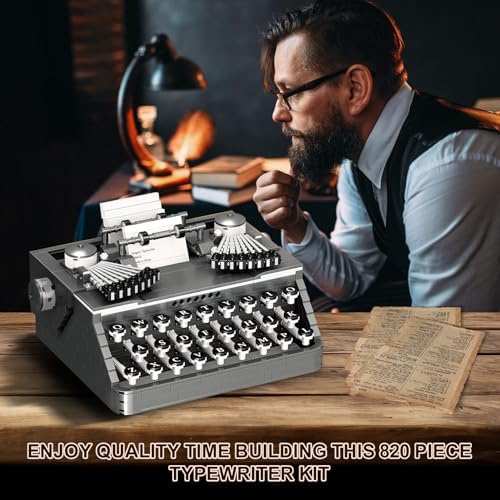 XIU Ideas Retro Typewriter Building Blocks Set