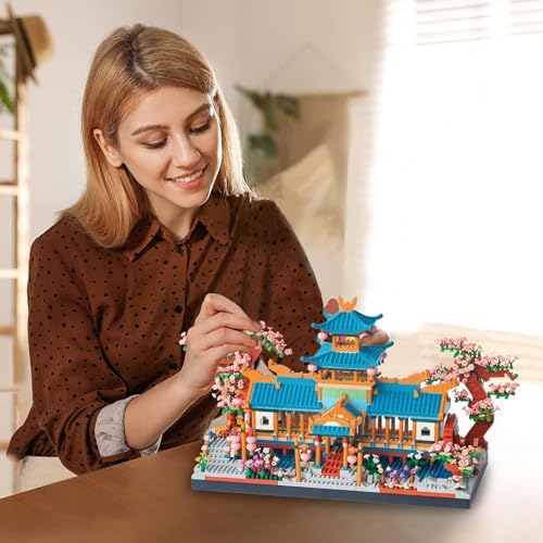 Finger Rock Cherry Blossom Bonsai Building Set 2350 Pieces
