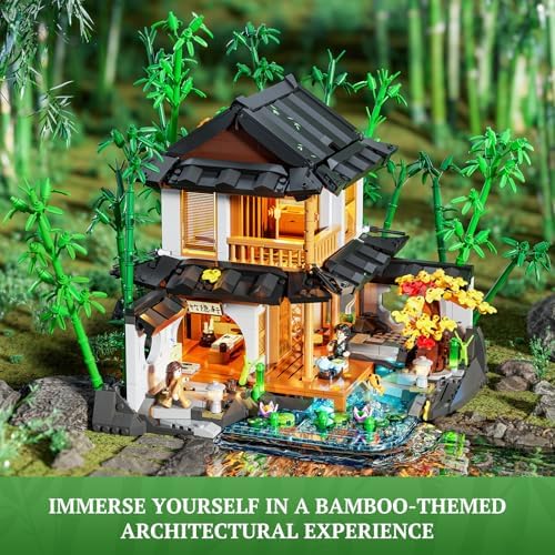 Lumibricks Bamboo House Lighting Set 2432 Pcs