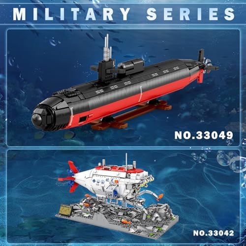 Nuclear Submarine Building Set for Adults 1125 Scale Model