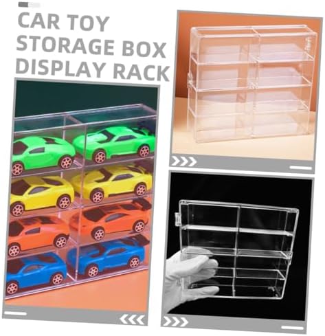 Gadpiparty 2pcs Display Case Stand for Car Models and Collectibles