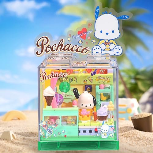 Cute Building Bricks Blocks Toys Miniature Set with Transparent Display