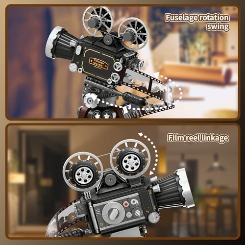 Retro 3 in 1 Camera Building Set for Adults