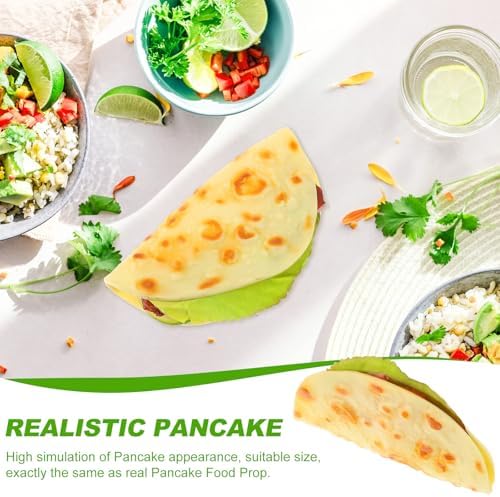 Uonlytech Realistic Pancake Taco Display Model