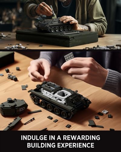 Nifeliz T34 85 Tank Building Set for Adults