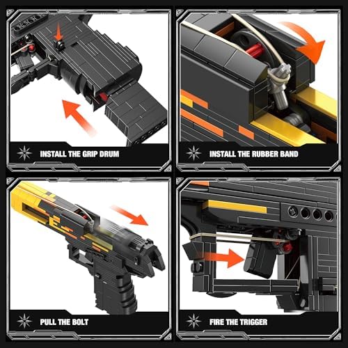 Fluorspar Blaster Building Block Gun for Adults and Kids 14