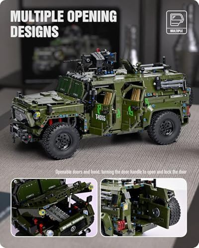 Nifeliz Warrior Military Car Building Kit 3175 Pieces