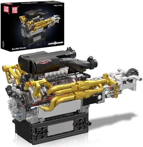 Mould King V12 Engine Kit Build Your Own Car Motor