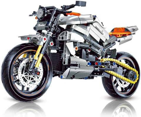 18 Motorcycle Building Set for Adults 579PCS